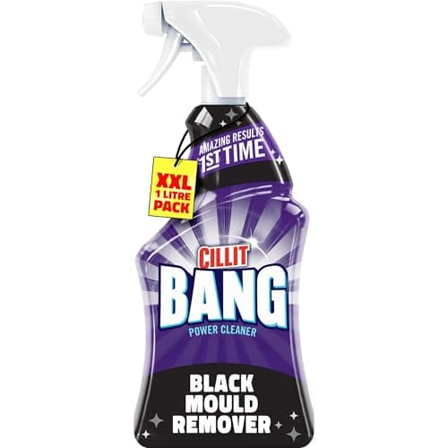 Image of Cillit Bang 1000ml Black Mould Remover, Single Pack, Removes Mould, Mildew & Dirt