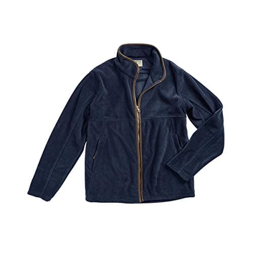 Image of Hoggs of Fife Stenton Technical Fleece Jacket - Midnight Navy Medium Blue