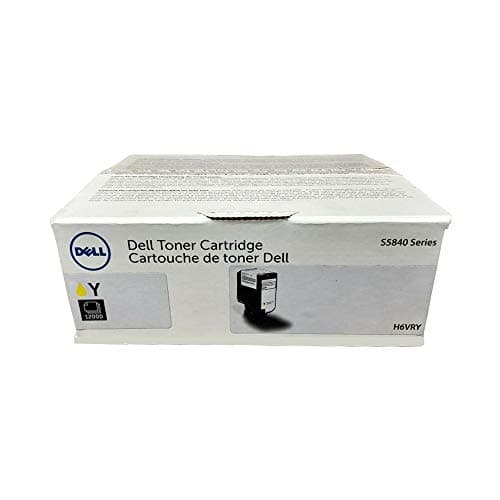 Image of Dell Laser Toner Cartridge – Yellow Laser Toner h6vry 12000PAGES Toner & Laser Cartridge (Laser Toner, 12000 pages, yellow, 1 Piece (S))