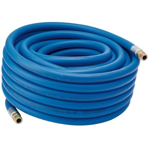 Image of Draper AH15M8 1/4-Inch BSP 8 mm Bore Air Line Hose, Blue, 15 m
