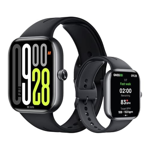 Image of XIAOMI Redmi Watch 5 smartwatch, Sports Fitness Tracker, 53mm AMOLED, 24 days battery life, Bluetooth calling, 150+Sports mode, Heart rate Sleep tracking, 5ATM GPS, Android™ & iOS, Black