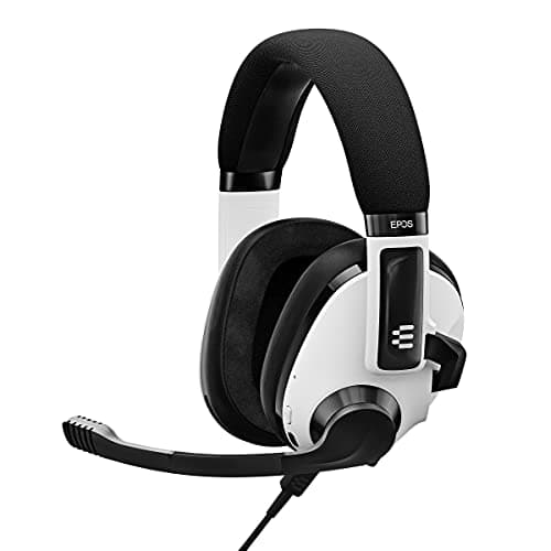 Image of EPOS H3 Hybrid - Closed Acoustic Gaming Headset With Bluetooth - USB-A PC & 3.5mm Console Cable - Dual Microphones - Lightweight - Easy Adjustment - Long Battery Life - Multi-Platform Compatible White