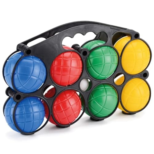 Image of Toyrific | 8pc Set Large Boules Set, Classic Outdoor Garden Games, French Boules Set for Family Games, Kids and Adults