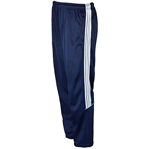 Image of Miss Trendy Mens Track Suit Bottom Casual Elasticated Waist Tracksuit Bottoms Silky Joggers Trousers Pull On Pants Navy L
