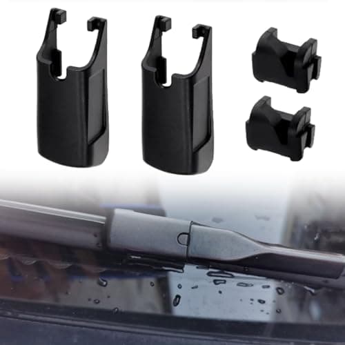 Image of Tarqite 2Pcs Wiper Arm Cover Clips OE:W000050335, Durable Front and Rear Wiper Arm Cover Caps Set Fitting Clip Replacement For Mercedes Benz W176 W246 W205 W213 W447 X253 CLA