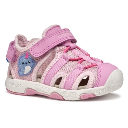 Image of Geox B SANDAL MULTY GIRL, Baby - Mädchen Sandal, Dk Pink,