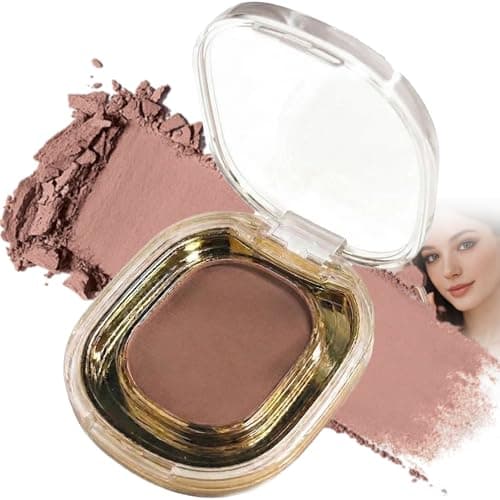Image of Caramel Brown Matte Eyeshadow Single Colour – Smooth Blendable Pressed Powder, Waterproof Long-Lasting Smudge Resistant Eyeshadow for Natural Everyday Eye Definition, Soft Crease Shading Makeup