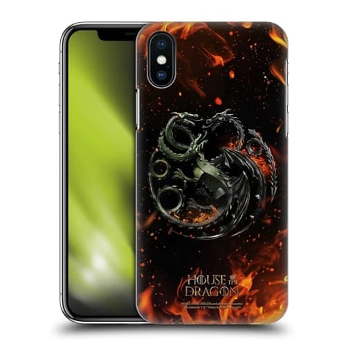 Image of Head Case Designs Officially Licensed House Of The Dragon: Television Series War Of Dragons Season 2 Key Art Hard Back Case Compatible With Apple iPhone X/iPhone XS