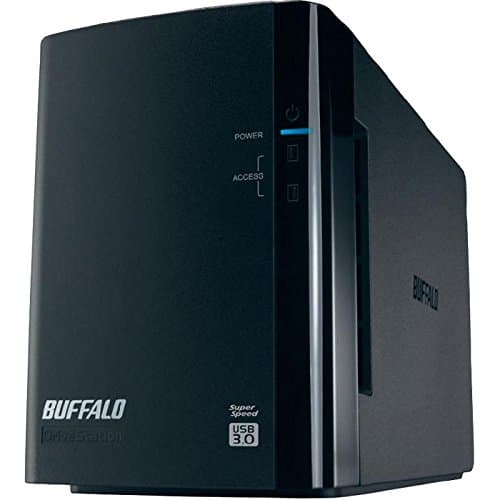 Image of Buffalo HD-WL4TU3R1-EB 4TB (2 x 2TB) DriveStation Duo USB 3.0 RAID 2 Bay Desktop NAS