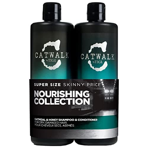 Image of Tigi Catwalk Oatmeal and Honey Shampoo and Conditioner Twin Pack, 2 x 750 ml