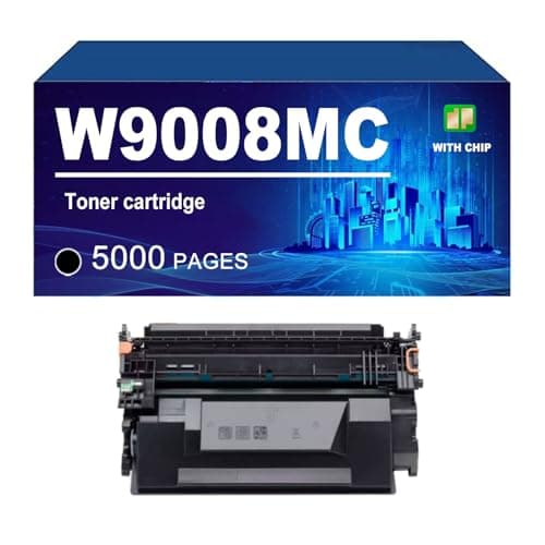 Image of W9008MC Toner Cartridge Compatible For HP LaserJet Managed E50145dn E52645DN E52645C Printer, With Chip, 5000 Pages,W9008MC-1 PACK