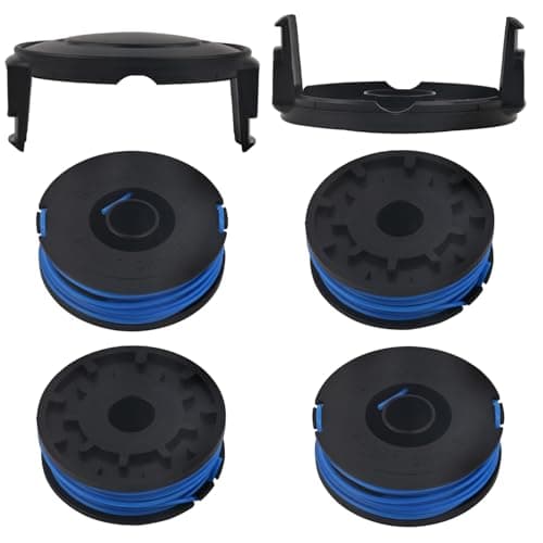 Image of Spools & Spool Caps with 32ft / 0.06in Line for Draper String Trimmer GT530A (03480), GT2816A (AS), GT2816B (36648), GT3515 (36645) Asda - 430W, GT2816A (AS) (SAC)