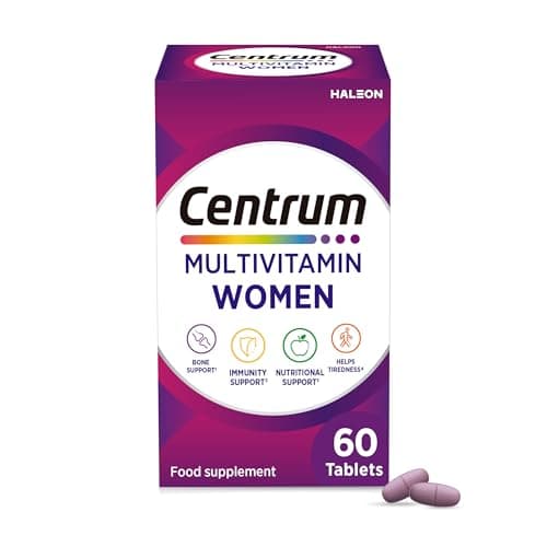 Image of Centrum Women's Multivitamins & Minerals, 23 Essential nutrients Including Vitamin D, C, and Iron, 60 Tablets (Packaging May Vary)