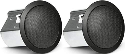 Image of JBL Professional Control 18C/T Two-Way 8-Inch Coaxial Ceiling Loudspeaker, White, Sold as Pair