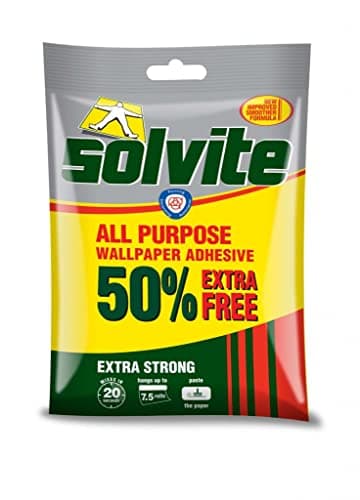 Image of STX_368848 Solvite All Purpose Wallpaper Adhesive 5 Roll + 50% Extra Free (1082578)