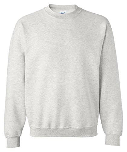 Image of Gildan Heavy Blend Unisex Adult Crewneck Sweatshirt (XL) (Ash)
