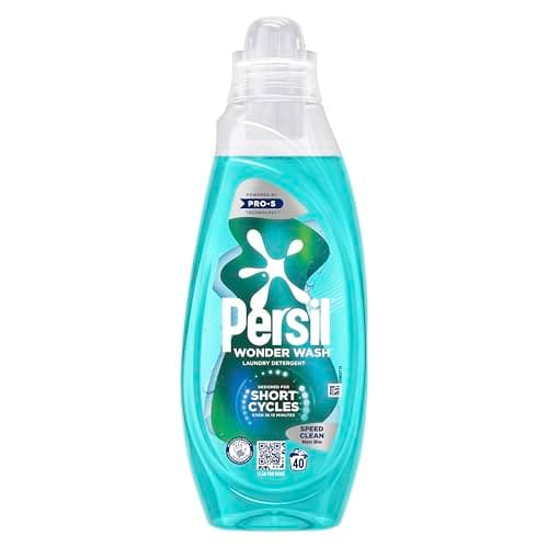 Image of Persil Wonder Wash Speed Clean Non Bio Liquid Detergent Fast-Acting Formulation with extraordinary fragrance designed for the shortest washing cycles 1.08 L (40 Washes)