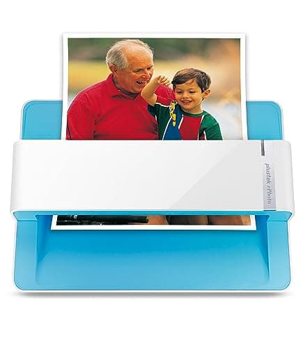 Image of Plustek Photo Scanner Ephoto Z300, Scans 4x6 Inch Photos in 2 Seconds, Auto Crop and Deskew with CCD Sensor, Supports Mac and PC