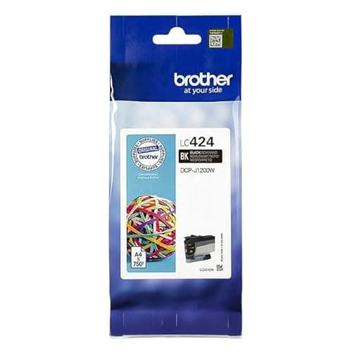 Image of Brother Original Ink Cartridge LC424 Black (5 Units)