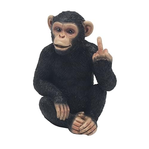Image of Lesser & Pavey Cheeky Monkey Home Decor Figurines & Ornaments For Home & Office | Decorative Accessories Statues For Indoor & Outdoor | Lovely Gifts for Women & Men