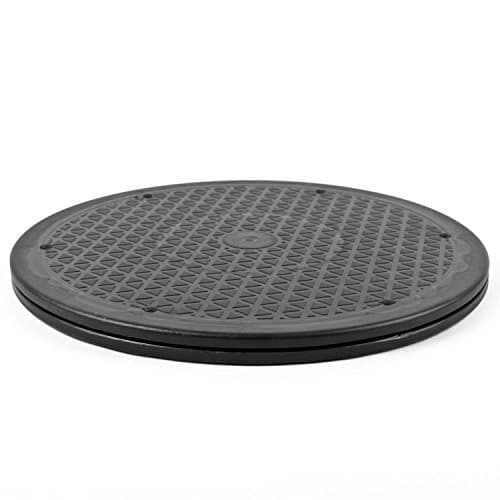 Image of KOMODO 12" Inch multi Purpose 360 degree rotating platform / (300mm) 30 centimetre turntable/for use with TVs, computer monitors, laptop, plants, cake decorating, hifi speakers - lazy susan
