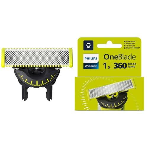 Image of Philips OneBlade Original 360 Blade Heads, Compatible with all OneBlade and Pro Electric Shaver & Trimmers, Original from Philips, 1x One Blade, 4-Month Supply (QP410/50)