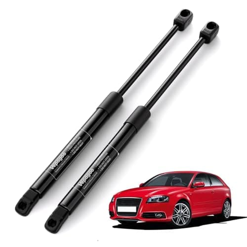Image of Vepagoo 2X Rear Tailgate Boot Gas Struts for 2004-2013 Audi A3 8PA Sportback Hatchback Lift Support System (415N, 530MM), Replace#88P4827552B, 8P4827552C