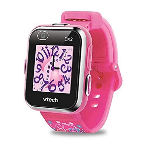Image of VTech - KidiZoom SmartWatch DX2 Pink, Children's Digital Watch, Photo, Selfie, Video, Vertical Touch Screen, High-Tech Toy, Gift for Children and Teens from 5 to 13 Years - Content in French