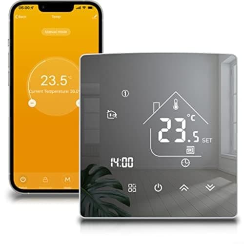 Image of BEAZOOM Programmable WiFi Thermostat for Hot Water Boiler & Floor Heating, for Tuya App, Frost for Protection(Electric heating)
