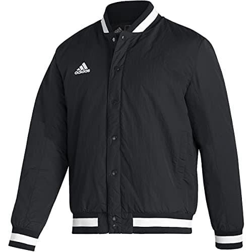 Image of adidas Basecoach Jacket - Men's Baseball M Black/White