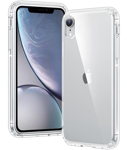Image of Voyahülle Clear Case for iPhone XR, Ultra Thin, Shockproof TPU Cover, Anti-Yellowing, Crystal Clear, Phone Case for Apple iPhone XR - Clear