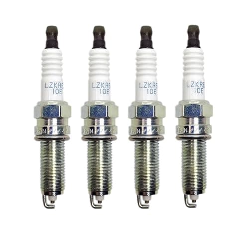 Image of Engine spark plug 18855-10060 LZKR6B-10E 4/6PCS Normal Spark Plug Compatible With Hyundai I20 I30 I35 IX20 Kia Soul Venga Rio Cee'd Carens Iridium Platinum Spark Plug Compatible(Color:4 Spark Plugs)