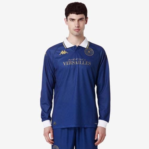 Image of Kappa Kombat Home Versailles LS ACT Jersey Versailles | MAN | Size M | Blue/White/Gold