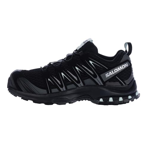 Image of Salomon XA Pro 3D Women's Trail Running and Walking Shoes, Stability, Grip, and Long-Lasting Protection, Black, 6.5