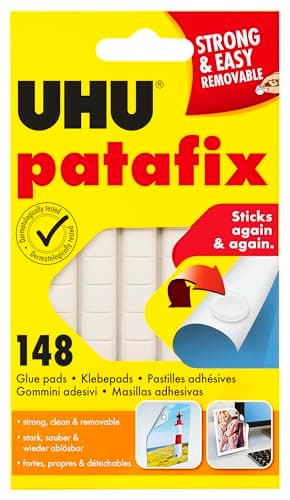 Image of UHU Patafix White Wallet 148 Glue Pads