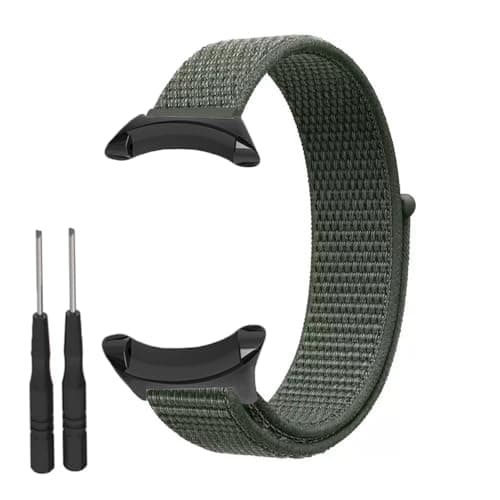 Image of CJYVZN Soft Nylon Watch Band for Suunto Core Smartwatch - Lightweight and Breathable - Metal Connectors, 185 mm (justerbar), No gem