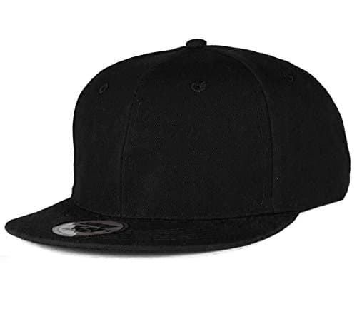 Image of 4sold Kids Snapback Hat Baseball Cap Hip-Hop Cap Hat Headwear (Black)