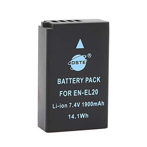 Image of DSTE EN-EL20 ENEL20 (1900mAh/7.4V) Battery Compatible with Nikon Coolpix P1000, 1 J2, 1 J3, 1 S1, 1 V3, 1 AW1