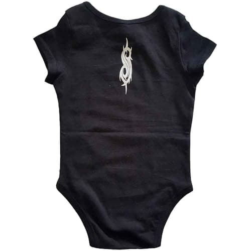 Image of Slipknot Baby Grow Star Band Logo Official Black 0 to 24 Months X Large (12-18 months)