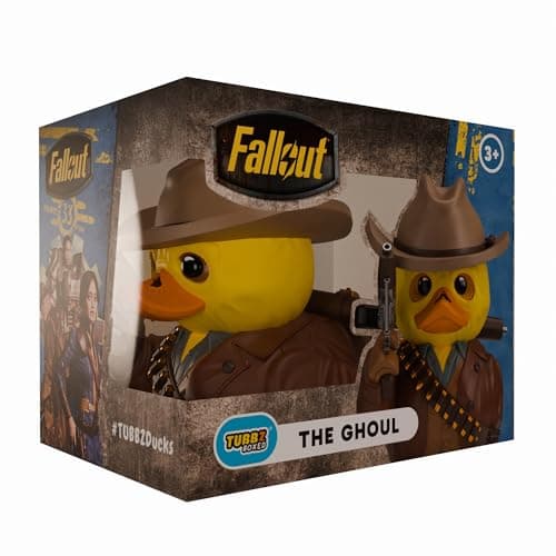Image of TUBBZ Boxed Edition: Fallout TV - Ghoul Cosplaying Rubber Duck Vinyl Figure – Official Collectible for Fans of Fallout TV