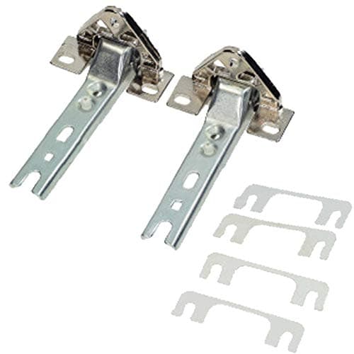 Image of SPARES2GO Integrated Door Hinge Kit Compatible with Neff Fridge Freezer (Pack of 2 Hinges)