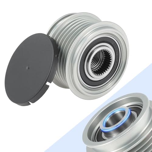 Image of Partuto Alternator Freewheel Clutch Pulley for Audi A3 TT Quattro for Volkswagen Golf CC Eos GTI Beetle Jetta Passat Steel 6 Grooves Clockwise Clutch Pulley M16x1.5 535001210/022903119C