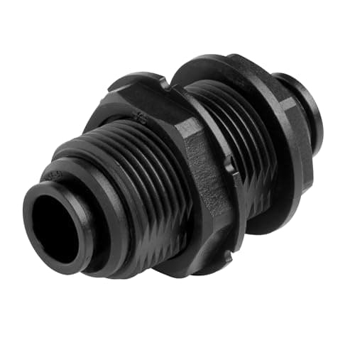Image of Metric John Guest, Speedfit Bulkhead Connector 12mm