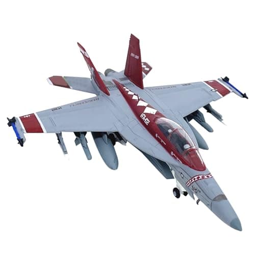 Image of MOUDOAUER 1/100 Scale US Navy F/A-18 Super Hornet Strike Fighter VFA-102 Diamondbacks Model Alloy Model Diecast Plane Toy for Collection