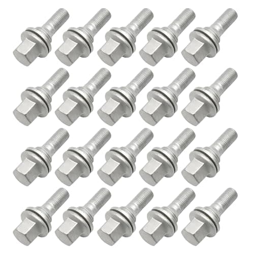 Image of Wheel Studs Compatible With Peugeot For 206 1998-2016 For 308 2007-2018 OEM 003549817 20 PCS Car Tyre Screws Wheel Bolts Nuts Studs