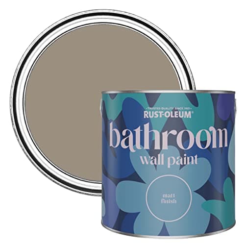 Image of Rust-Oleum Brown Water-Resistant Bathroom Wall & Ceiling Paint - Cocoa 2.5L