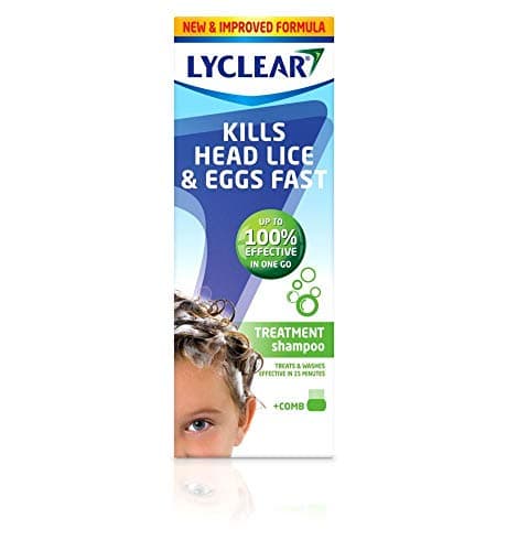Image of Lyclear Treatment Shampoo with Comb 200ml - 2 Pack