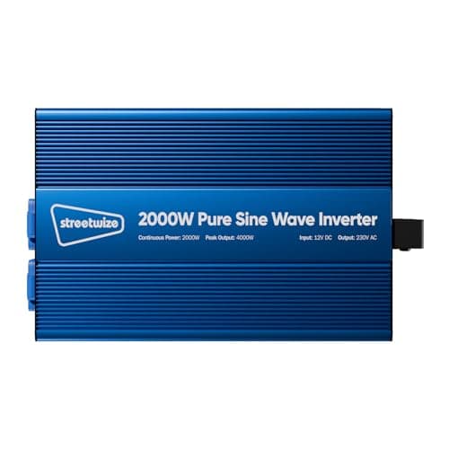 Image of Streetwize 2000W Pure Sine Wave Inverter – Reliable Portable Power for Vehicles, Caravans & Work Sites