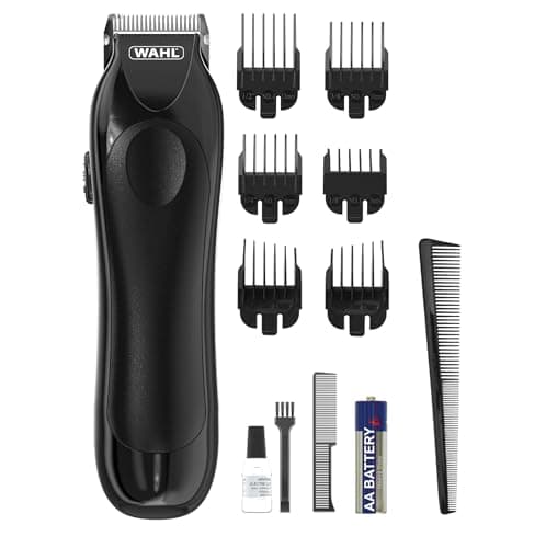 Image of Wahl Mini Pro Cordless Trimmer, Men’s Beard Trimmer, Mini Hair Trimmers for Men, Stubble Trimming, Battery Powered, Lightweight, Male Grooming Set, Facial Hair Care Kit