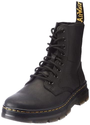 Image of Dr. Martens Unisex Lace Fashion Boot, Black Wyoming, 9 UK